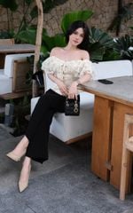 Áo Ren Bẹt Vai Đan Dây