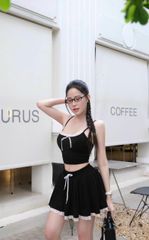 Set Thun Viền Ren Nơ