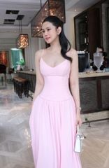 Maxi Cổ Tim 2S Trơn