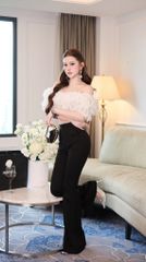 Quần Lưng Cao Ống Loe