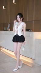 Áo Lưới  Bèo Đan Dây