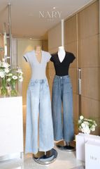 Áo Thun Cổ V Tay Con