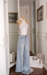 Áo Yếm Ren Nền Hoa