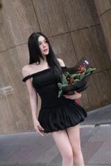 CV Jean Phối Voan Đường Chỉ