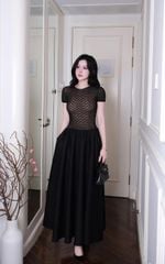 Đầm Thun Ren Phối Kate