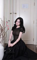 Đầm Thun Ren Phối Kate