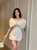 Đầm Kim Sa Nơ 2 Bên