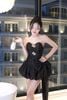 Đầm Voan Kèm Charm Đính Nơ