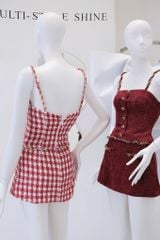 Set Nút Dạ Viền Dây Xích