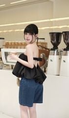 Đầm Ren Phối Lụa Kèm Charm