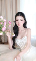 Đầm Lưới Ren Kết Nơ
