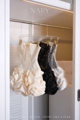 Đầm Cup Tùng Bí Đính Nơ