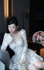 Đầm Ren TD Cột Yếm