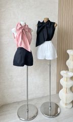 Áo Babydoll Cột Nơ Sau SN