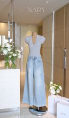 Áo Thun Cổ V Tay Con