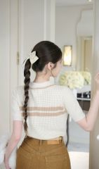 Áo Len Viền Màu Cổ SM