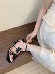 Guốc Dây Đính Bướm