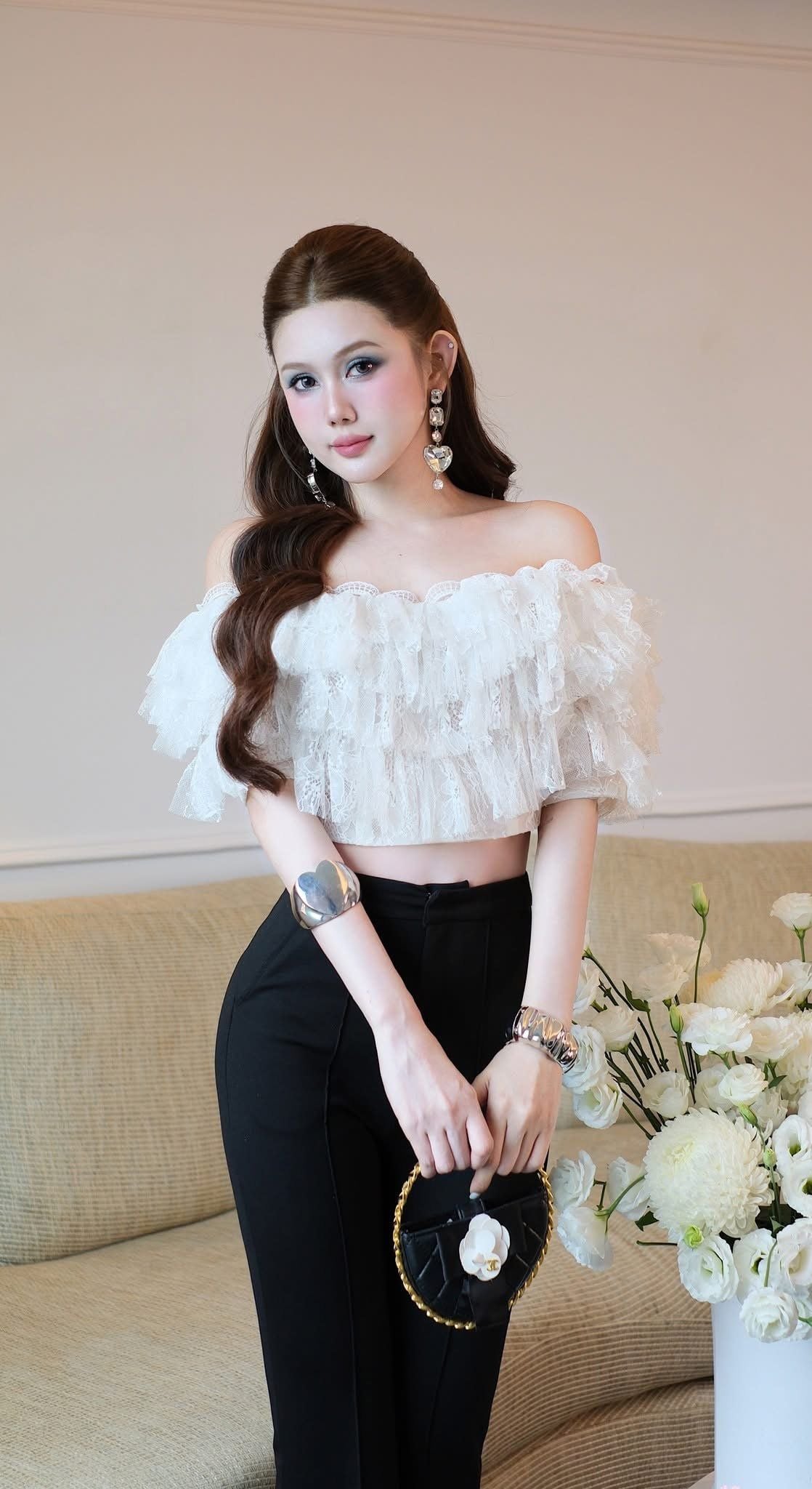 Quần Lưng Cao Ống Loe