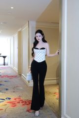 Áo Cup Viền Đá Chấm Bi