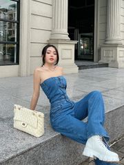Jumpsuit Jean Off - Shoulder