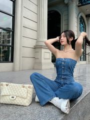 Jumpsuit Jean Off - Shoulder