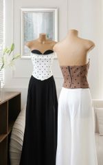 Áo Cup Viền Đá Chấm Bi