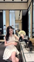 Đầm Xòe Cổ SM Khóa Kéo