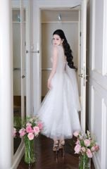 Đầm Lưới Cột Yếm Kèm Charm