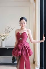Đầm Voan Kèm Charm Đính Nơ