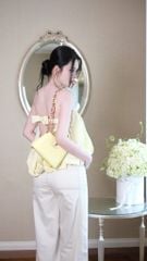 Áo Ống Hở Lưng Đính Nơ Sau