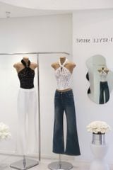 Áo Yếm Ren Nền Hoa