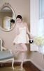 Đầm Yếm Lưới Nền Hoa