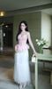 Áo Ren Phối Voan Đính Hoa