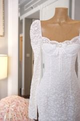 Đầm Ren Nền Hoa TD Kèm Charm