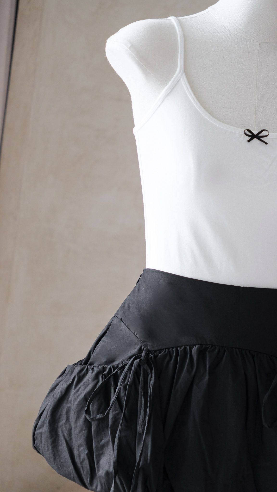 Áo 2S Thun Trơn Đính Nơ