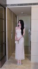 Đầm Ren 2S Nền Hoa