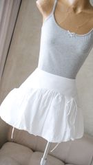 Áo 2S Thun Trơn Đính Nơ