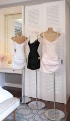 Đầm Ren Phối Lụa Kèm Charm