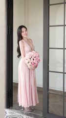 Đầm Ren Cổ V Sn