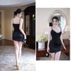 Đầm Ren Phối Lụa Kèm Charm