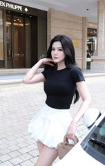 Áo Thun Trơn Cổ Tròn
