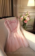 Đầm Lưới Ren Kết Nơ