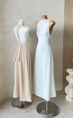 Đầm Thun Xoắn Hở Lưng