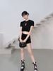 Set Áo Croptop + Quần Kim Sa