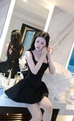 Đầm Trơn 2S Kèm Nơ