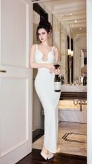 Đầm Khoen Tròn Xẻ Sau