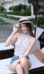 Áo Yếm Ren Kết Hoa