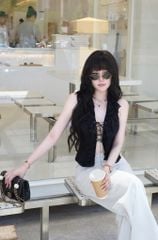 Áo Lưới  Bèo Đan Dây