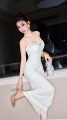 Đầm 2S Ren Kèm Charm