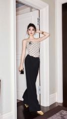 Áo Cup Chấm Bi Kèm Hoa